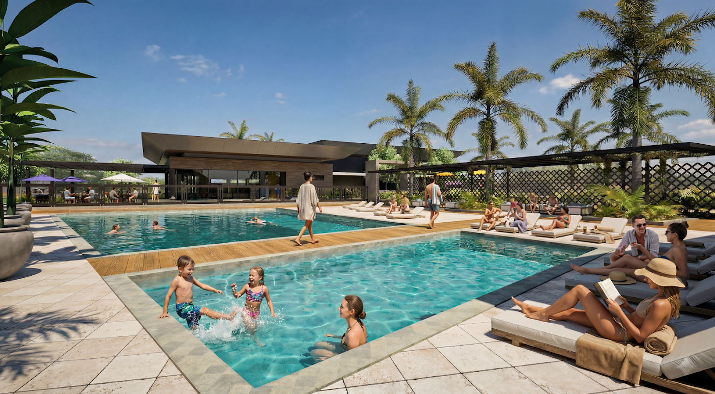 RENDER IA PISCINA ALTA QUALIDADE Ouro Branco Residence