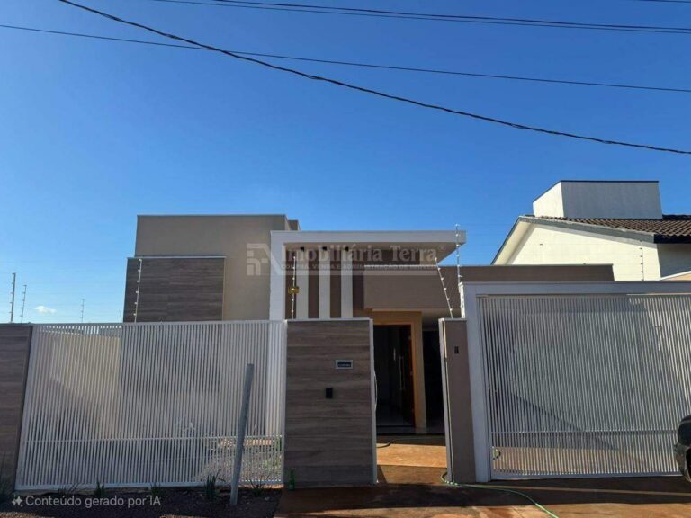 Casa com 3 quartos no Residencial Monte Carlo em Dourados/MS