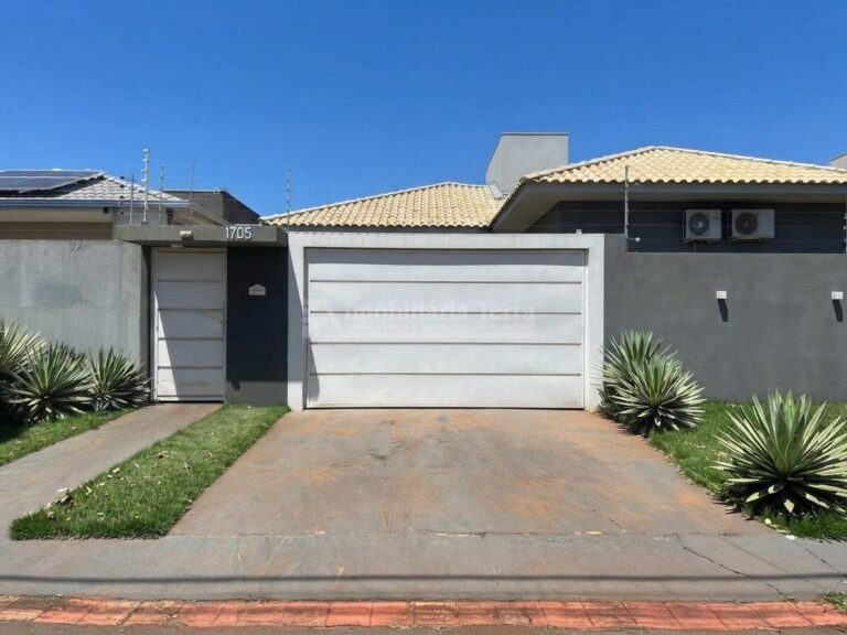 Casa com 3 quartos sendo 1 suíte no Santa Fé em Dourados/MS