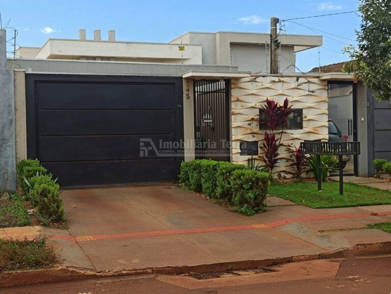 Casa com 3 quartos sendo 1 suíte no Monte Carlo em Dourados/MS
