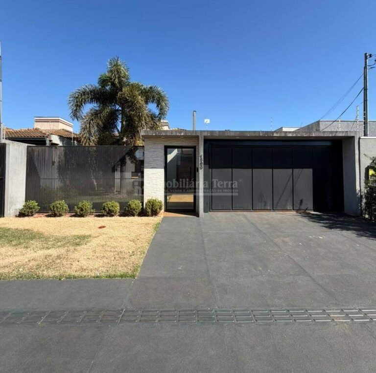 Casa com 3 quartos sendo 1 suíte no Santa Fé em Dourados/MS