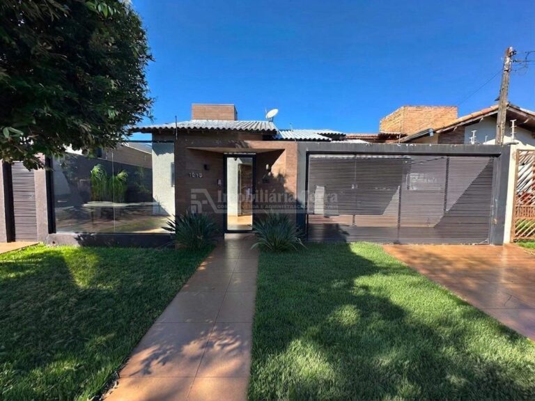Casa com 3 quartos sendo 1 suíte no Jardim Mônaco em Dourados/MS